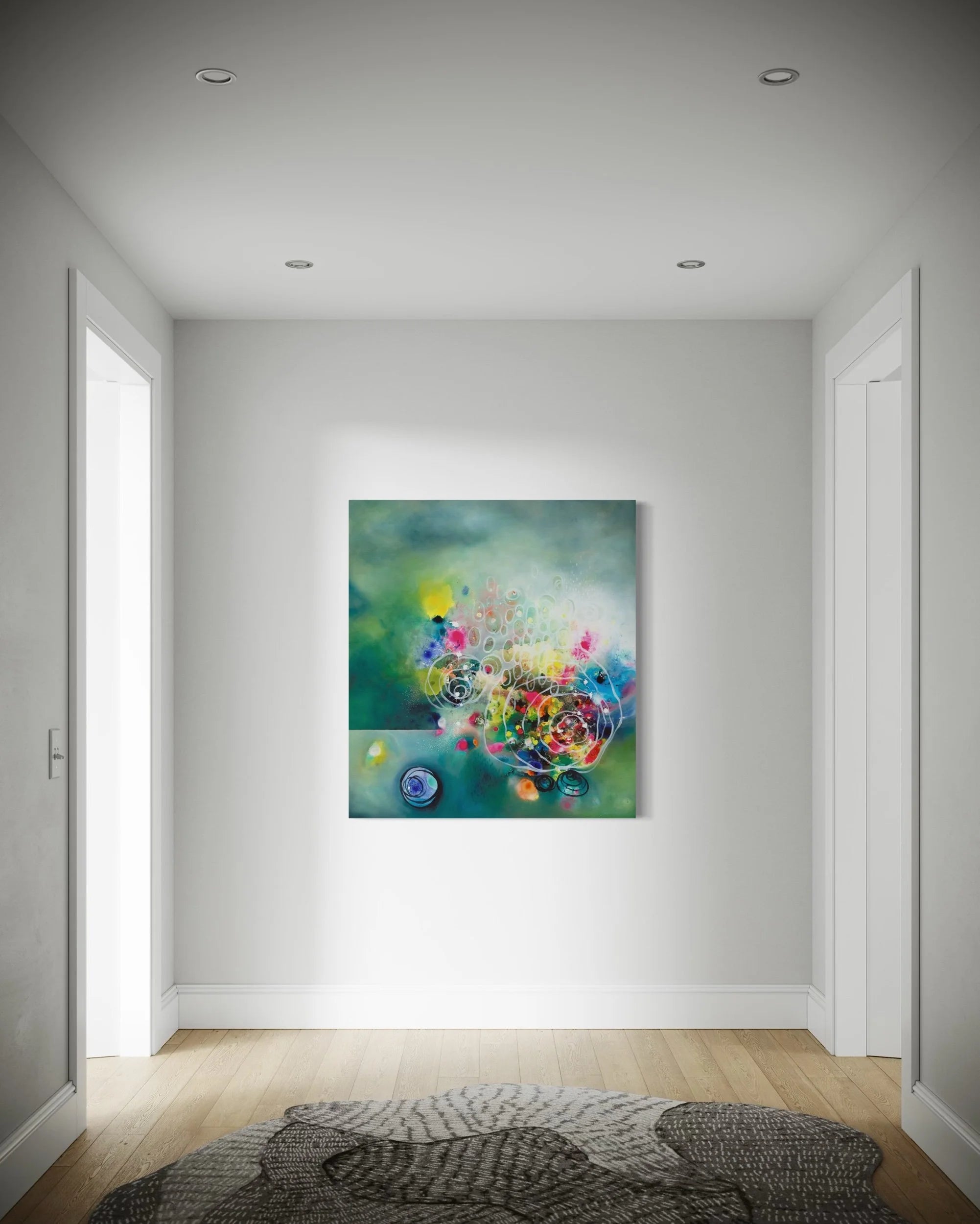 Be Still, Wisdom Lay Beneath | 91cm x 101cm - view 5