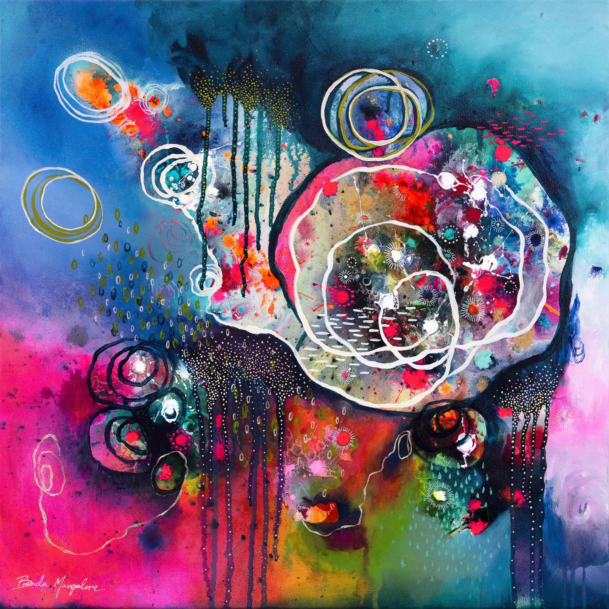 Dance of a Warrior Original Painting