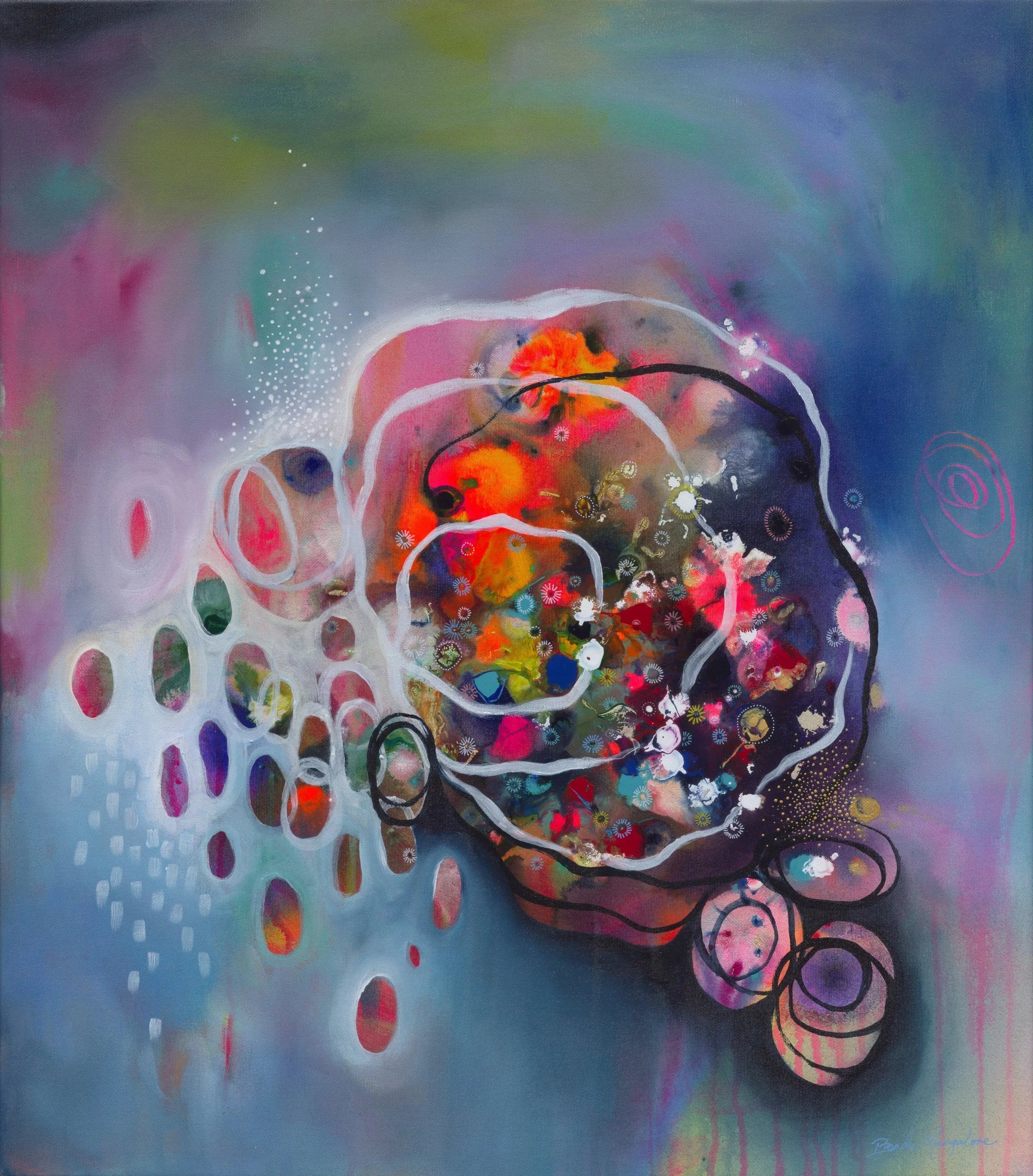 Quiet Becoming, Radiant Unfolding | 61cm x 69cm