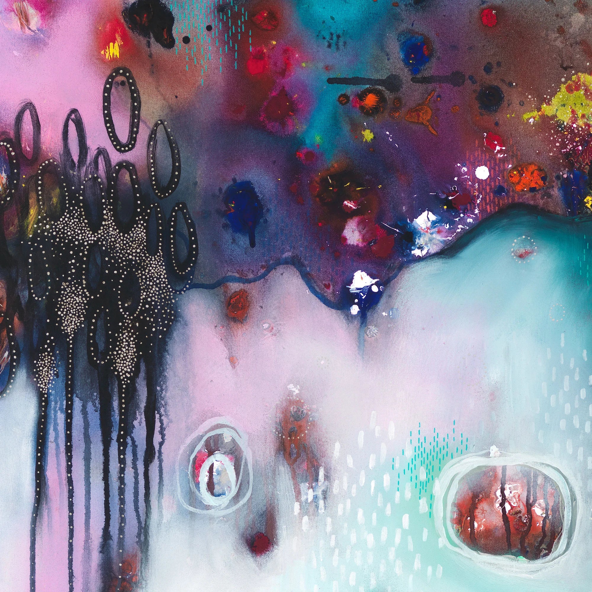 Sweet Surrender to the Mess Original Painting - view 4