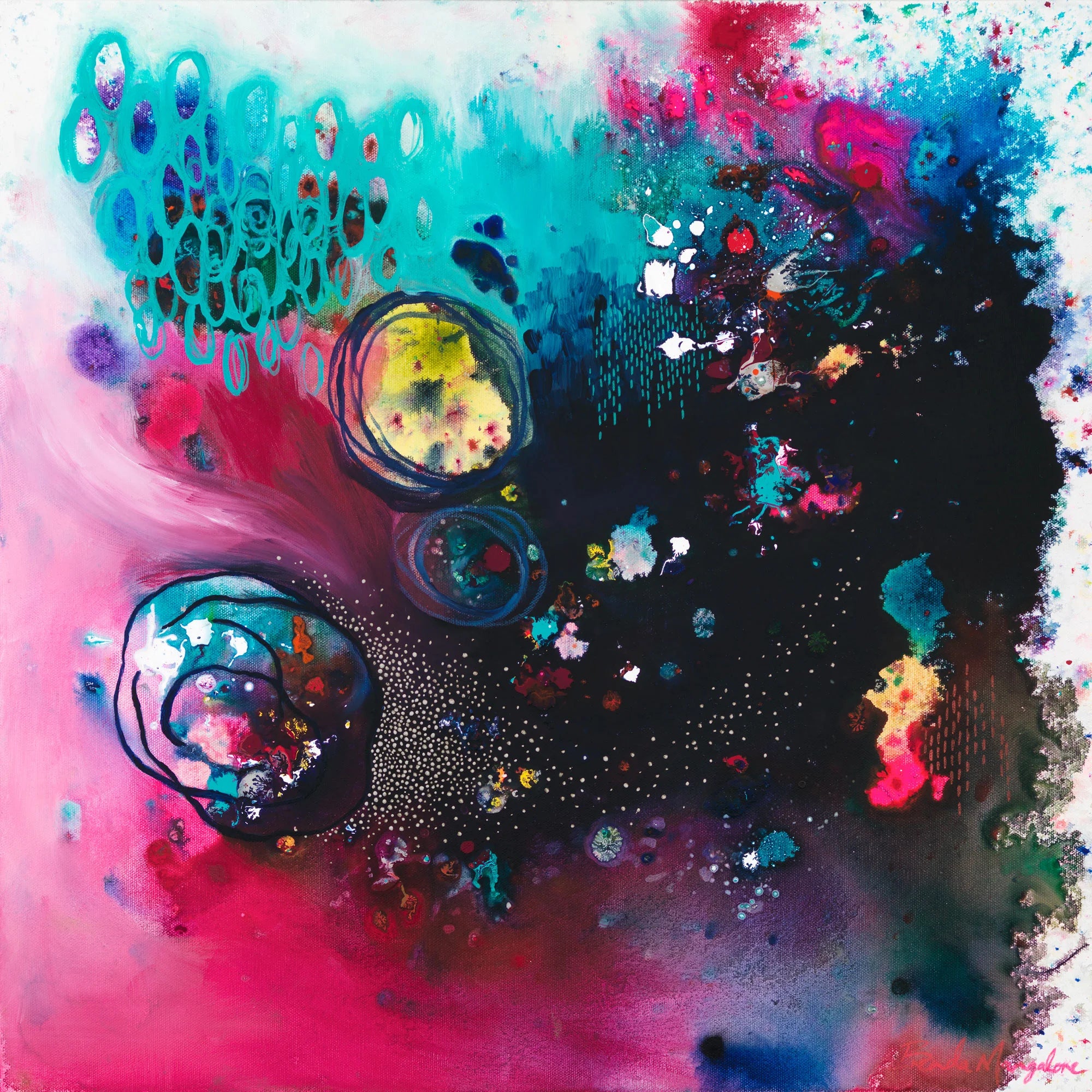 Whirlwind of Laughs Original Painting