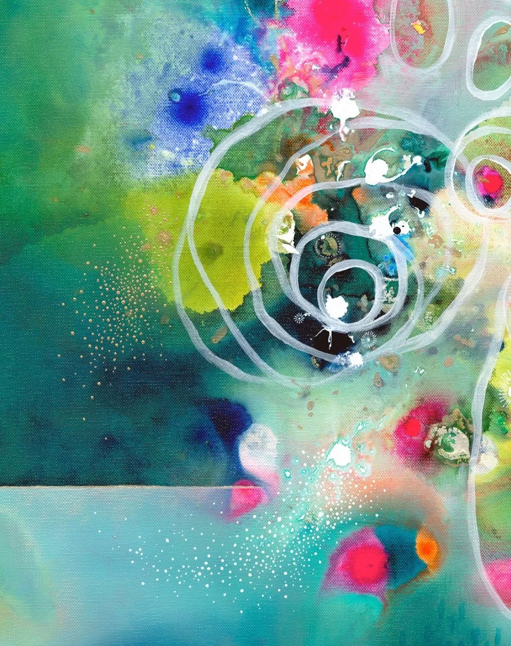 Be Still, Wisdom Lay Beneath | 91cm x 101cm - view 4