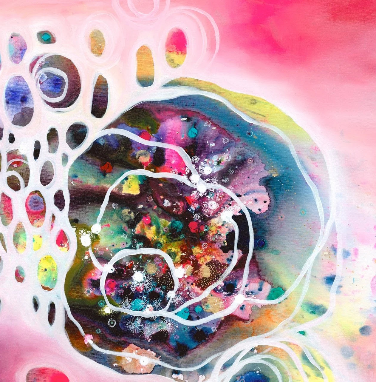 Rosy Reverie | 91cm x 101cm - view 5
