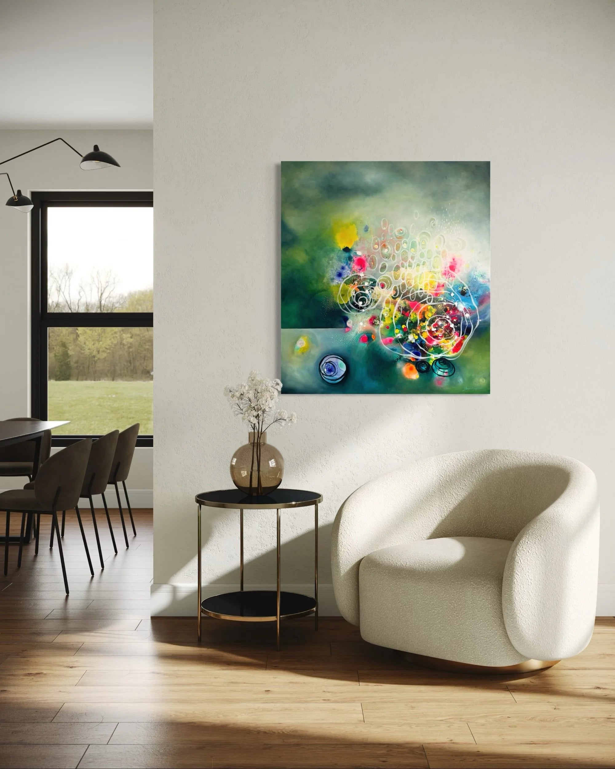 Be Still, Wisdom Lay Beneath | 91cm x 101cm - view 2