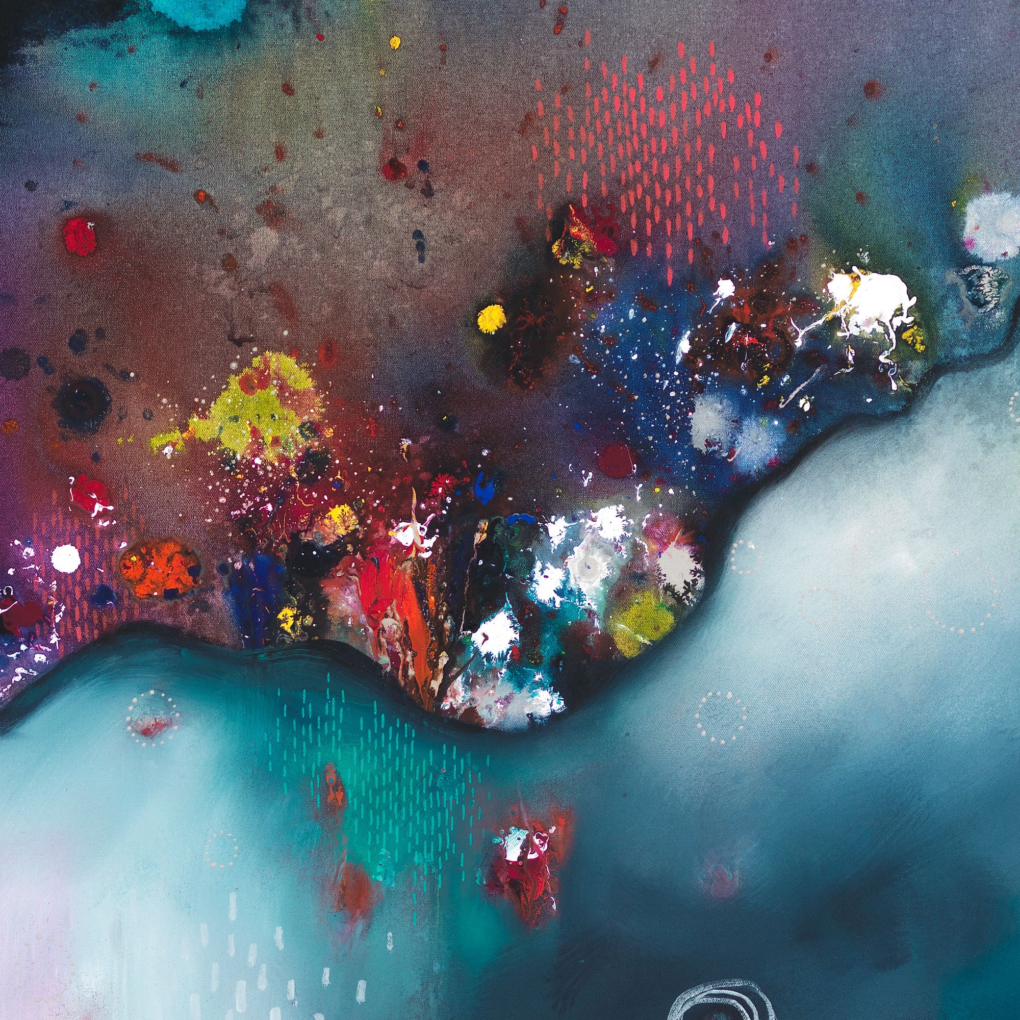 Sweet Surrender to the Mess Original Painting - view 3