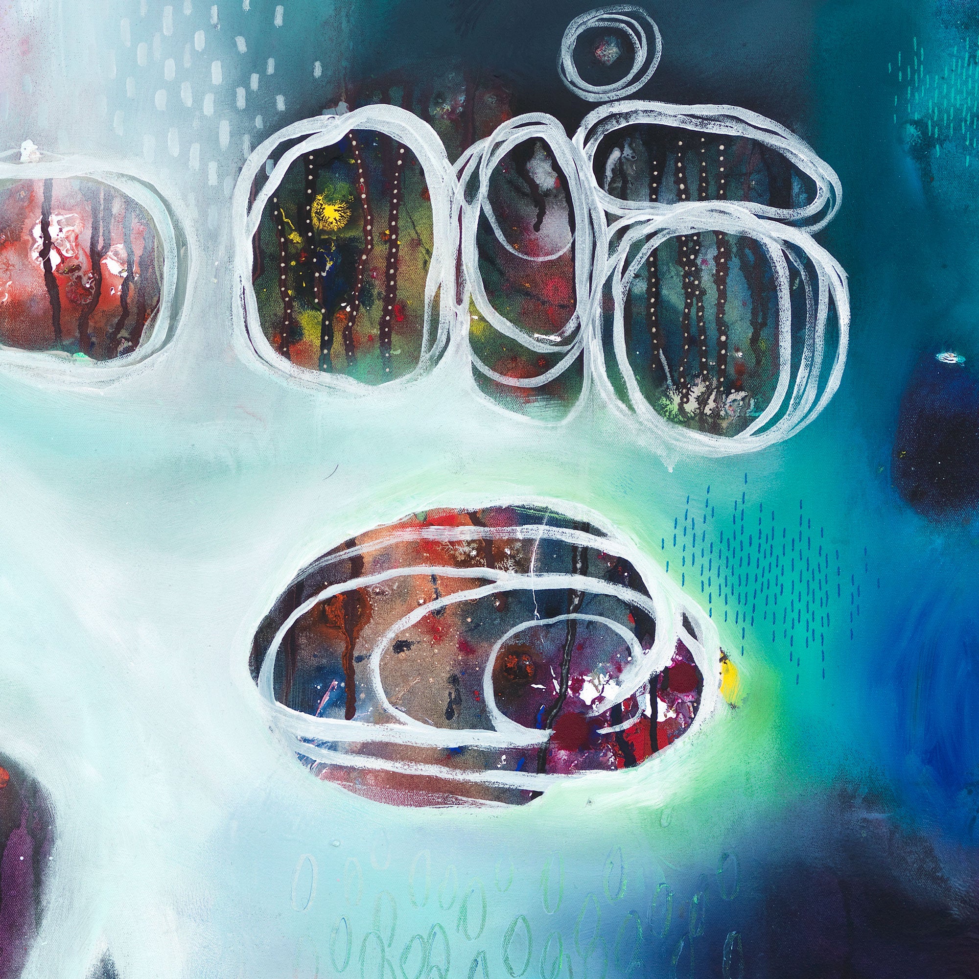 Sweet Surrender to the Mess Original Painting - view 5