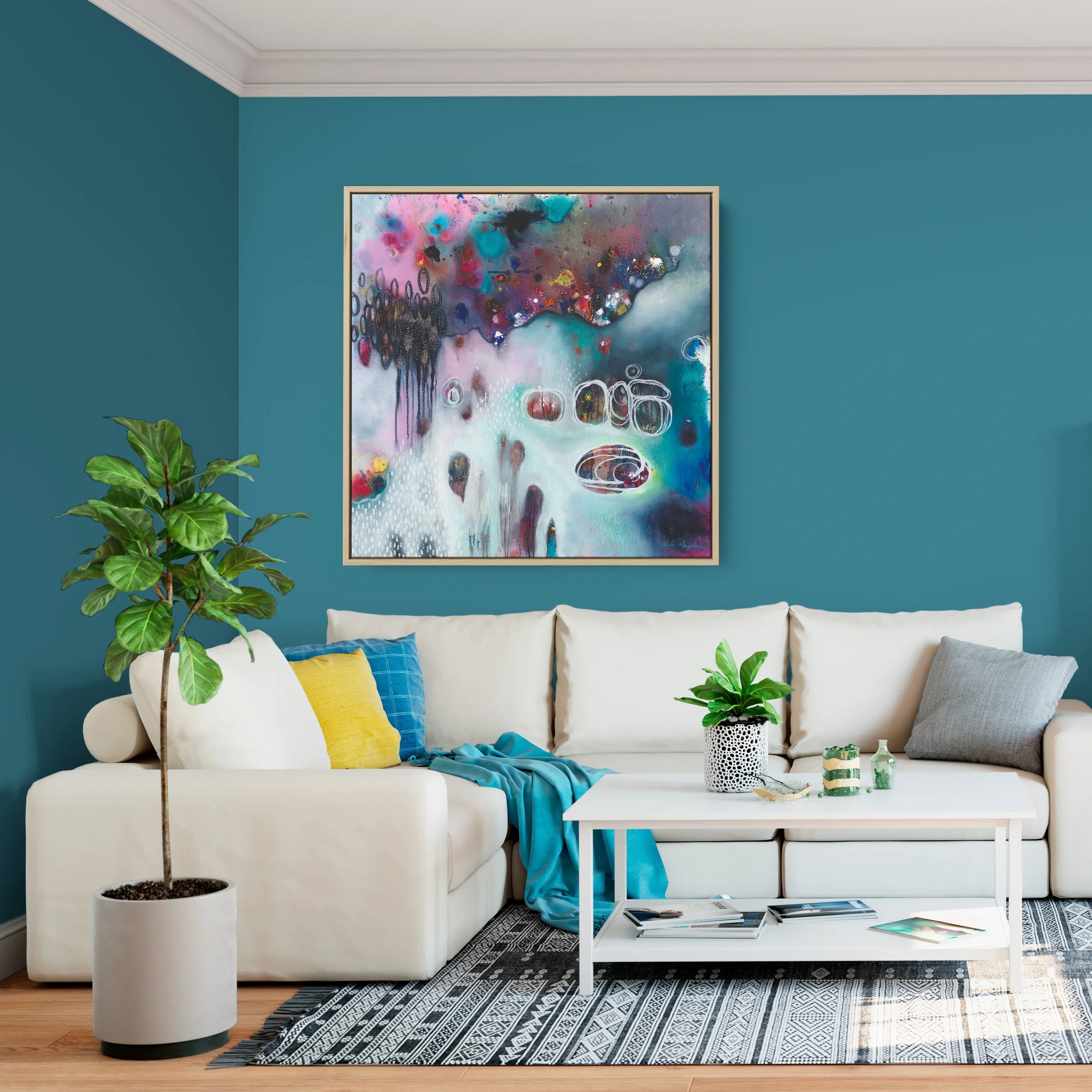 Sweet Surrender to the Mess Original Painting