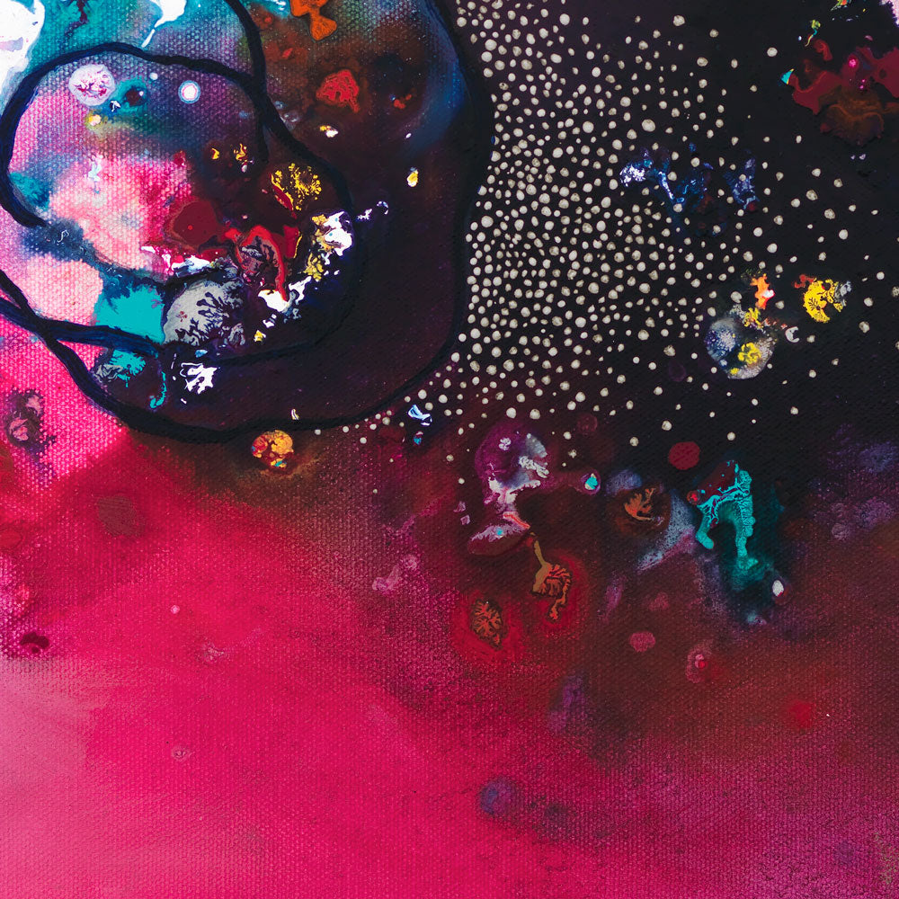 Whirlwind of Laughs Original Painting - view 4