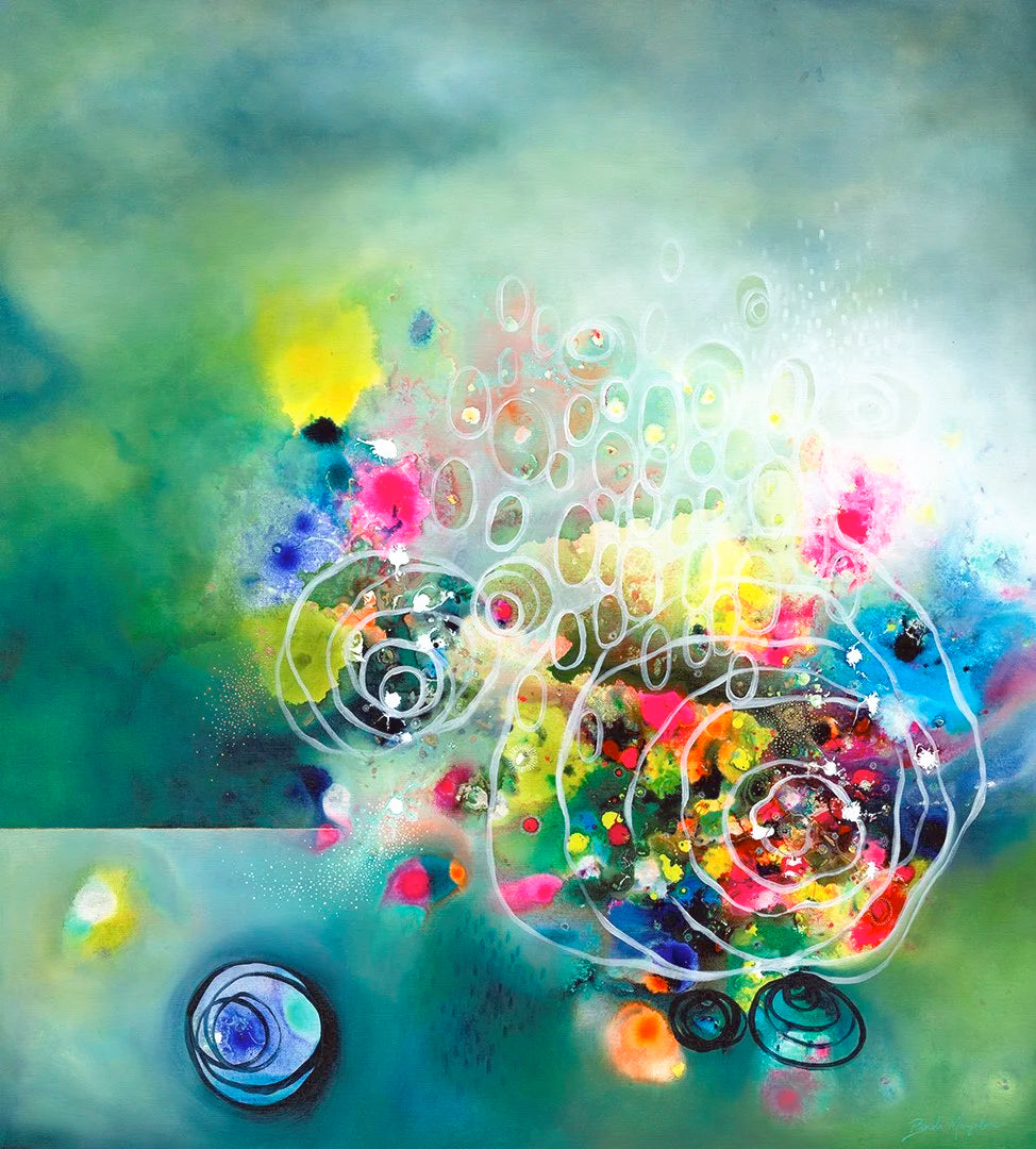 Be Still, Wisdom Lay Beneath | 91cm x 101cm