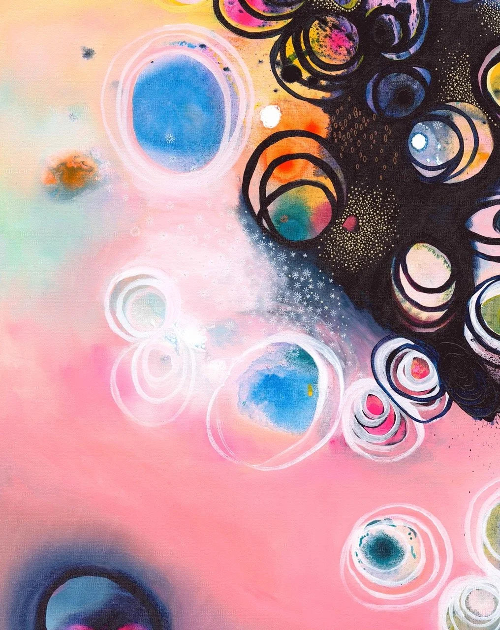 Peach Offerings in Hope | 103cm x 103cm - view 4