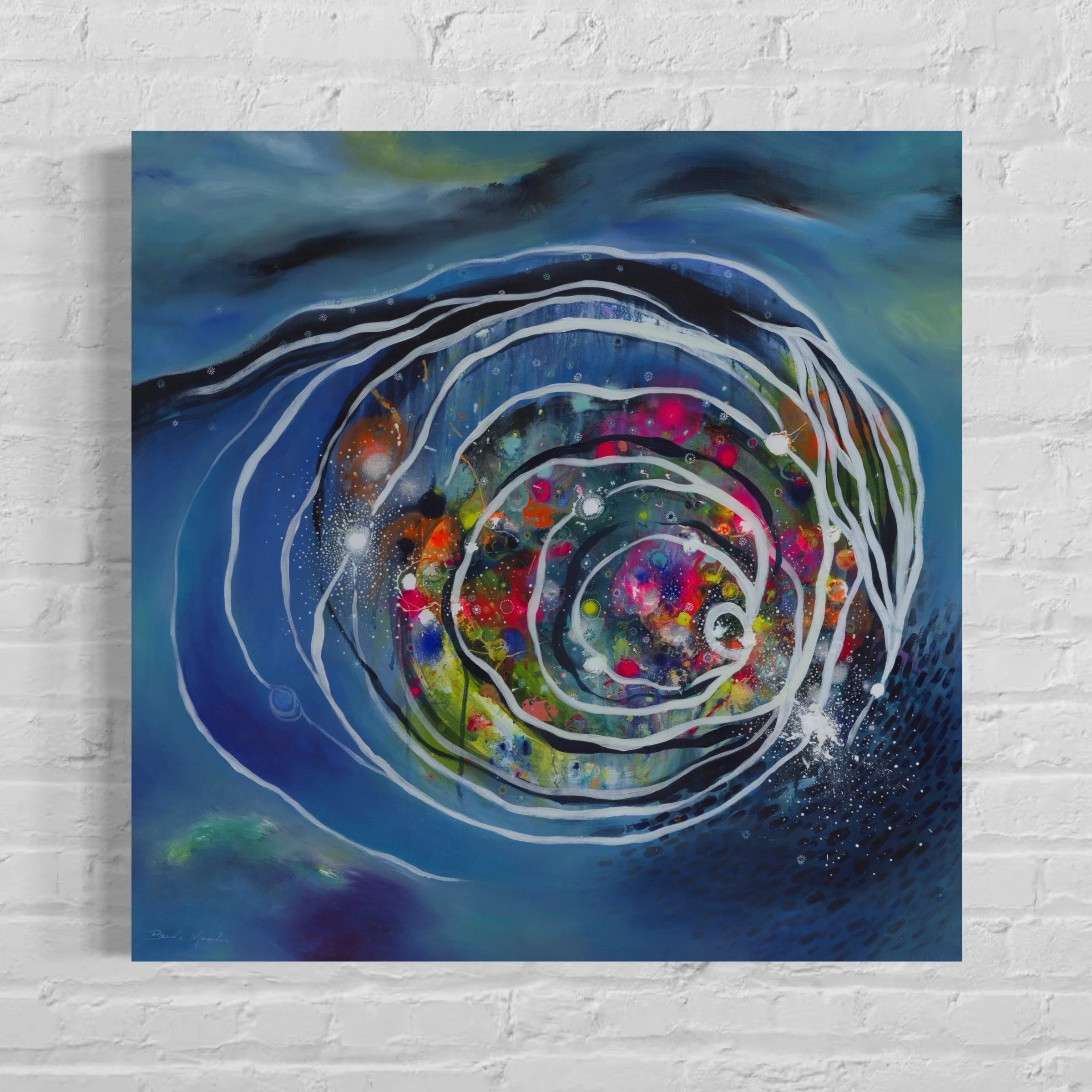 Halos of Hope | 76cm x 76cm - view 3