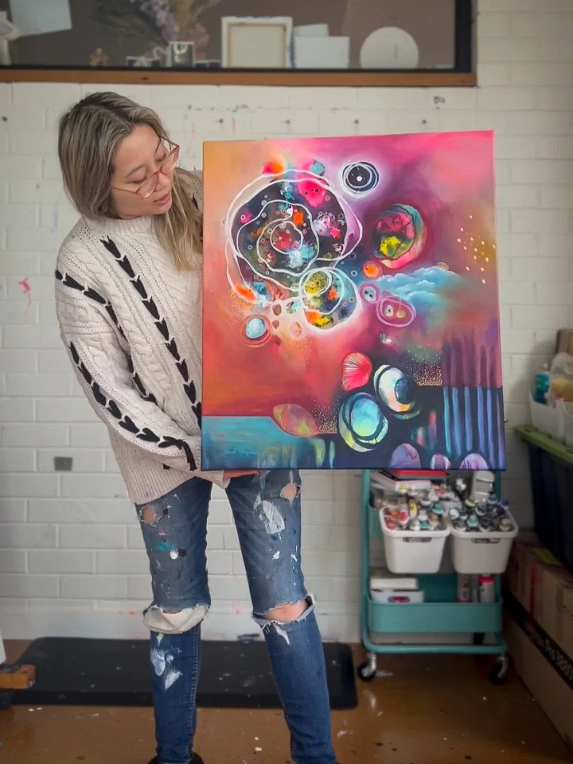 Over the Horizon | 61cm x 69cm - view 3
