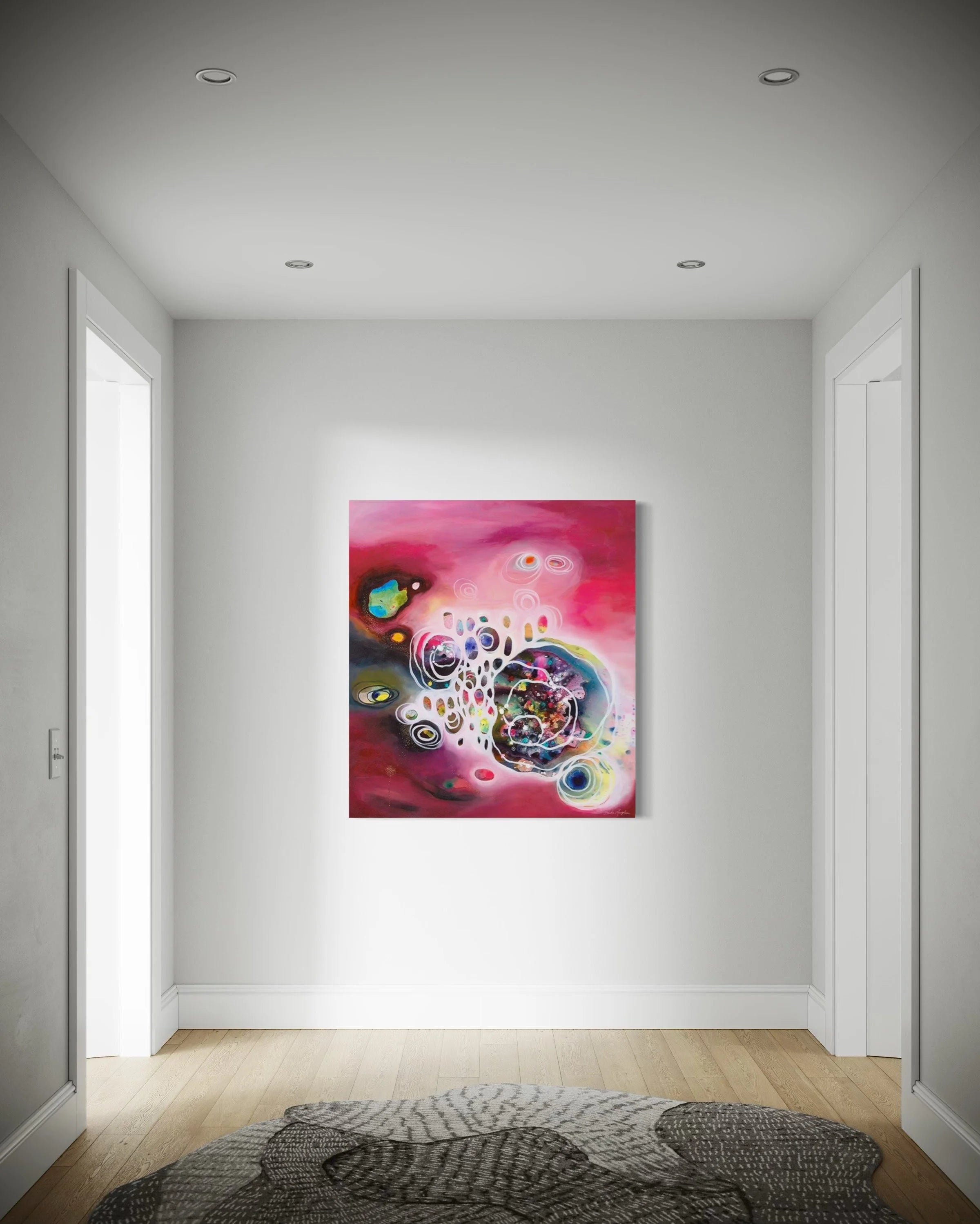 Rosy Reverie | 91cm x 101cm - view 6