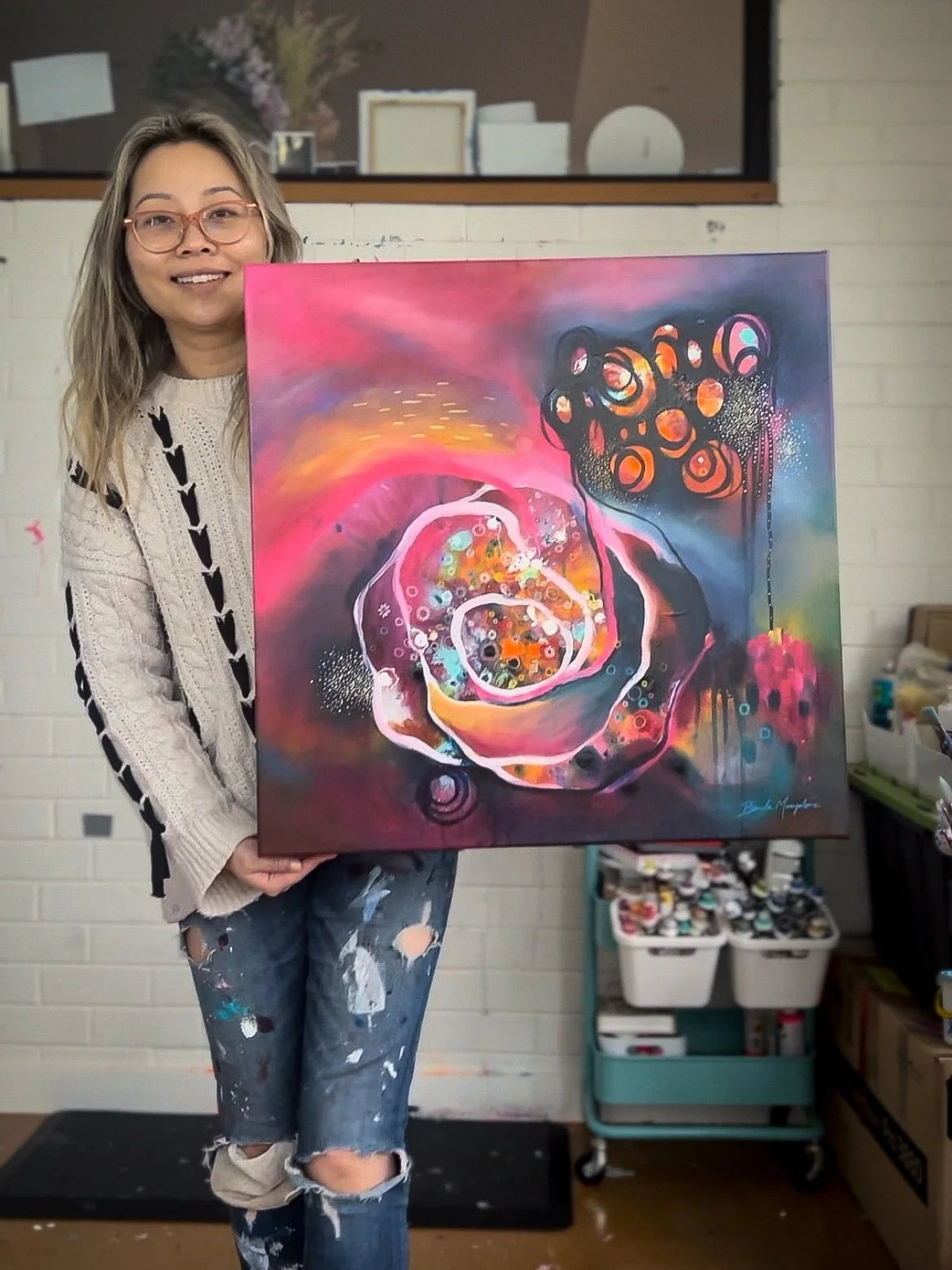 Carousel of Courage | 63cm x 63cm - view 5