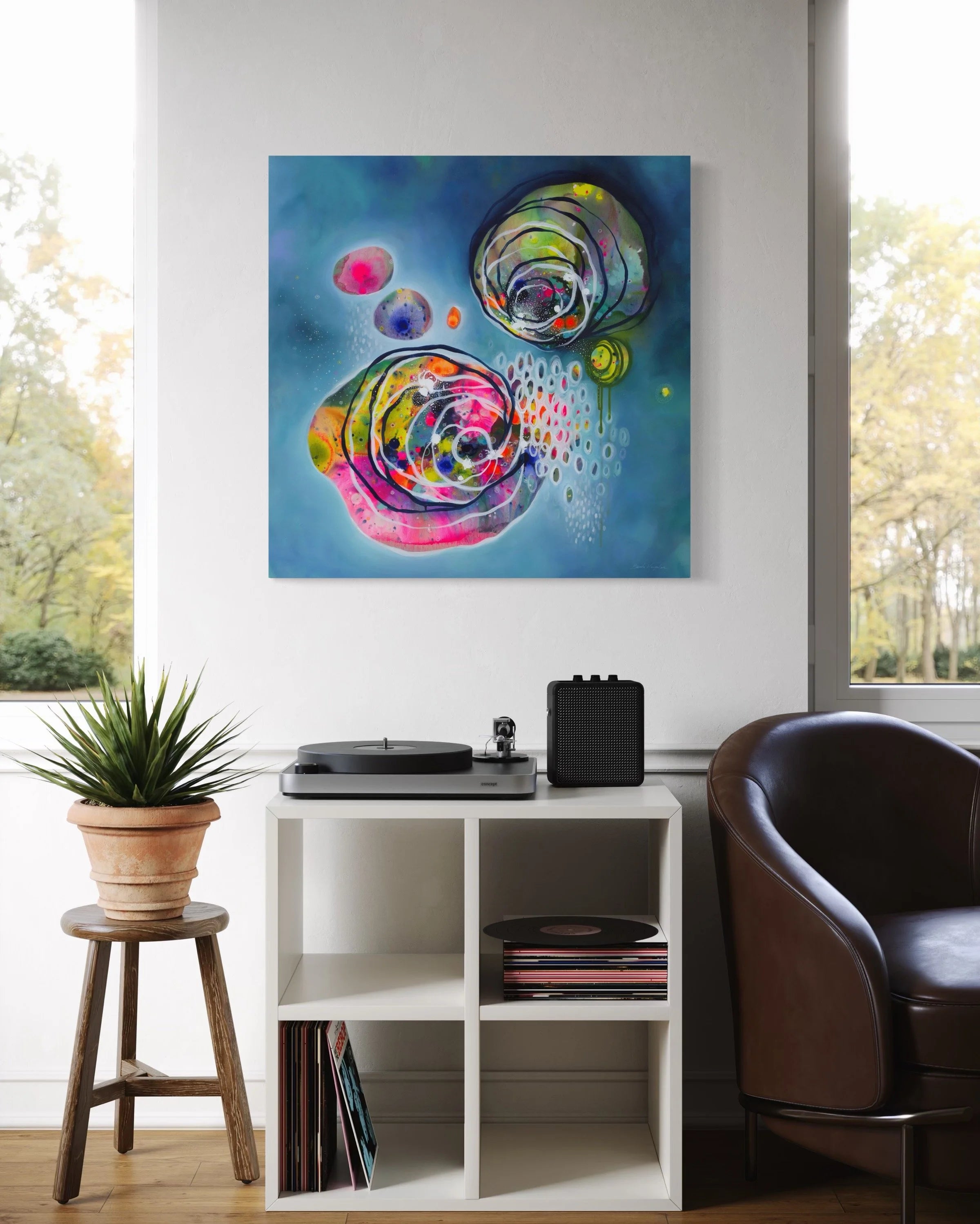 Siren Song of Surrender | 76cm x 76cm - view 2