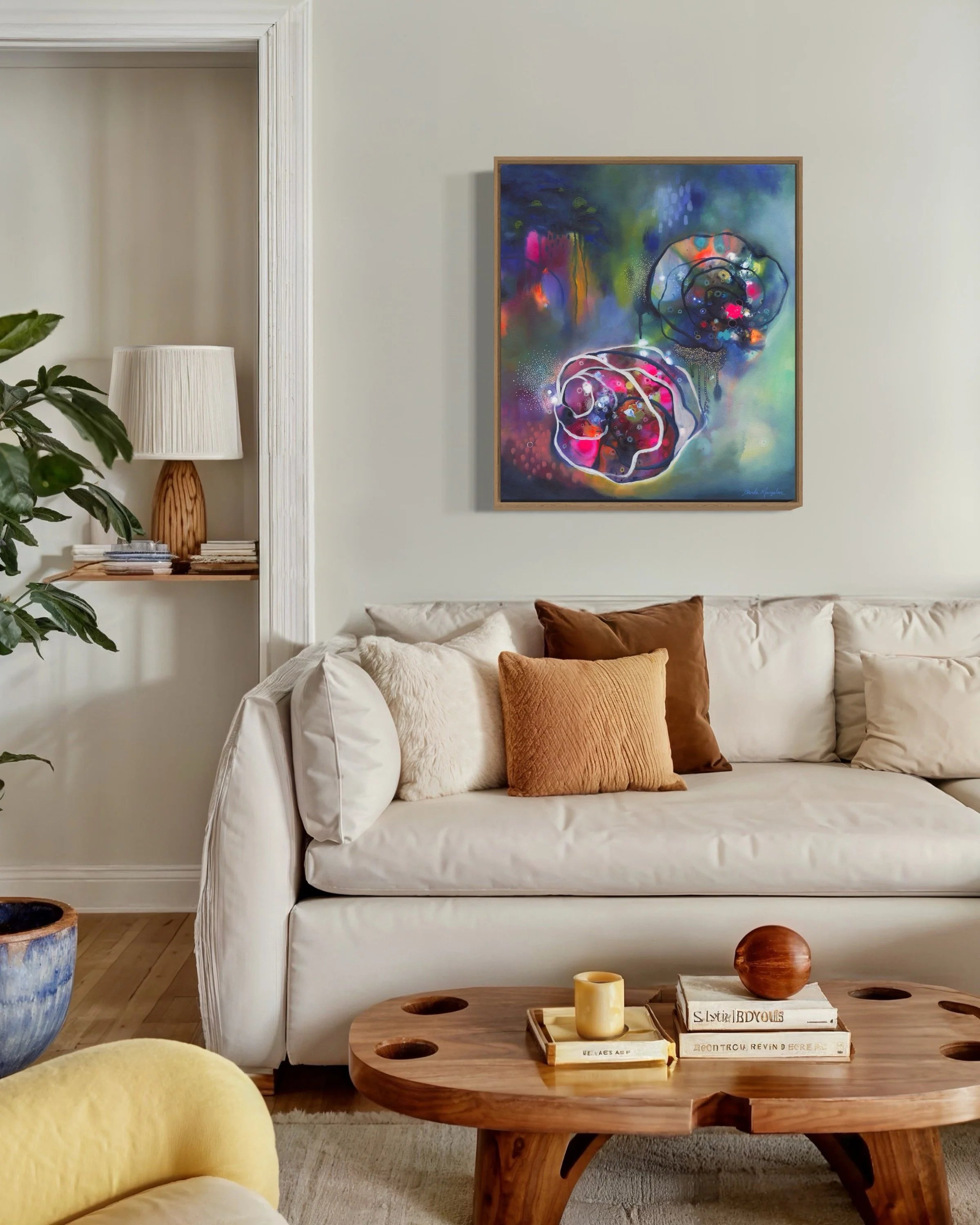 Luminous Bloom | 61cm x 69cm - view 2