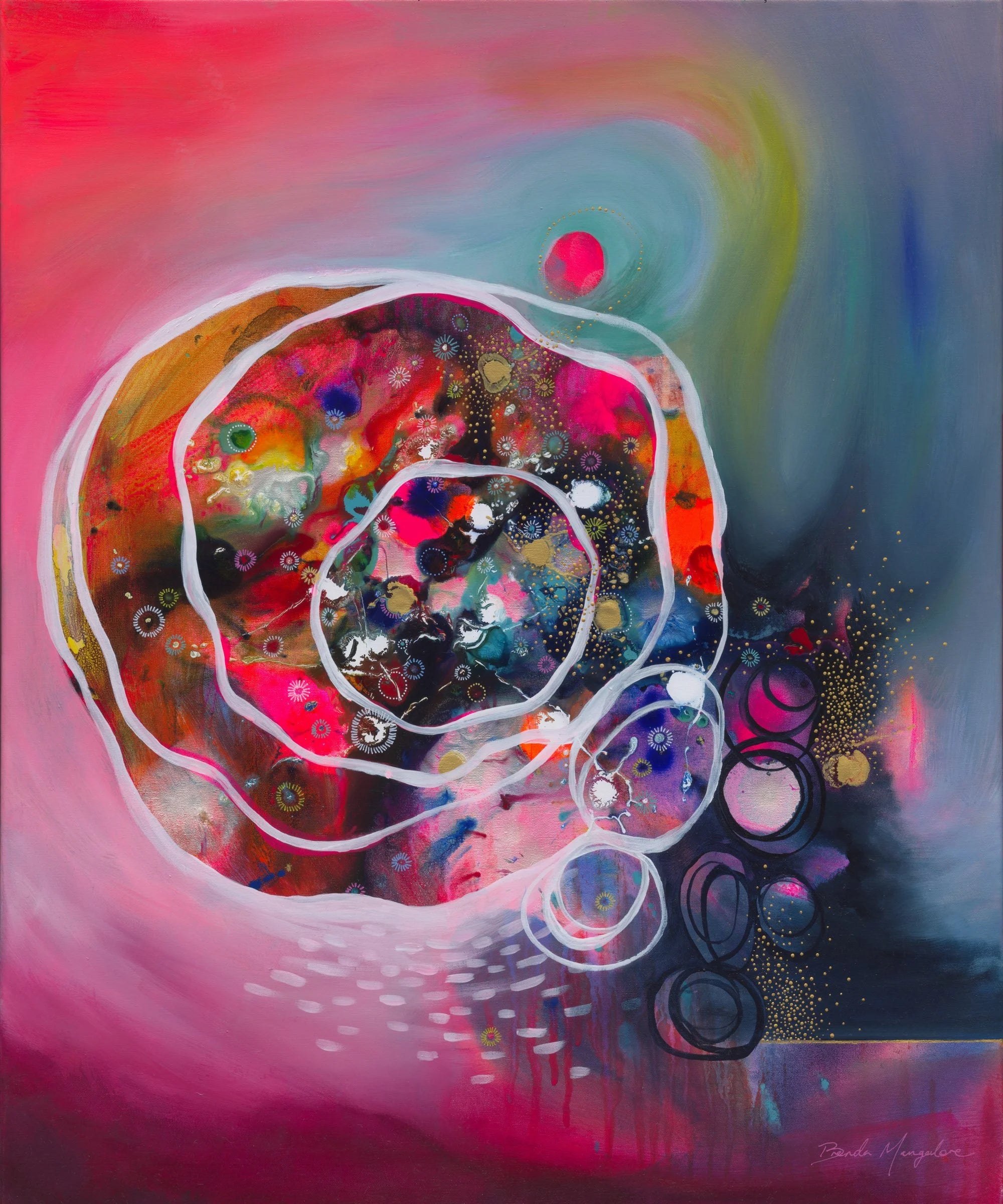 Kindred Resonance of Daring Joy (left) | 51cm x 61cm unframed