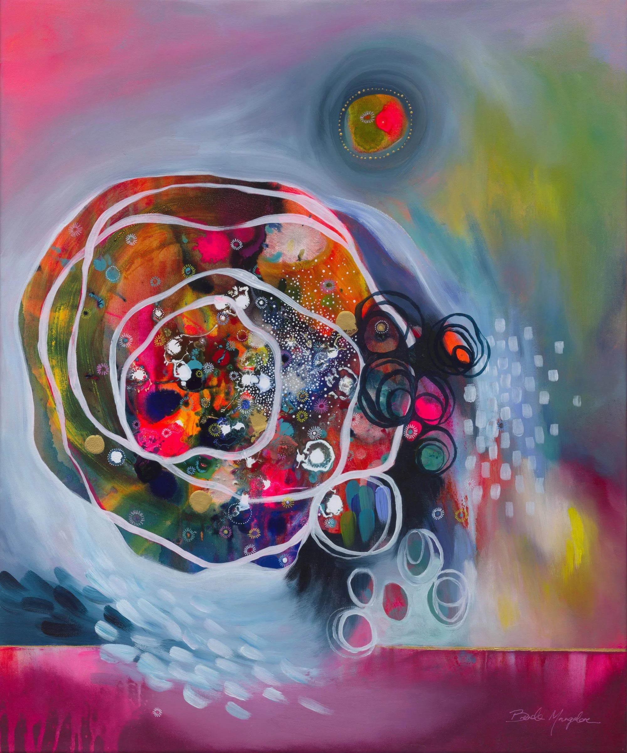 Kindred Resonance of Daring Joy (right) | 51cm x 61cm unframed